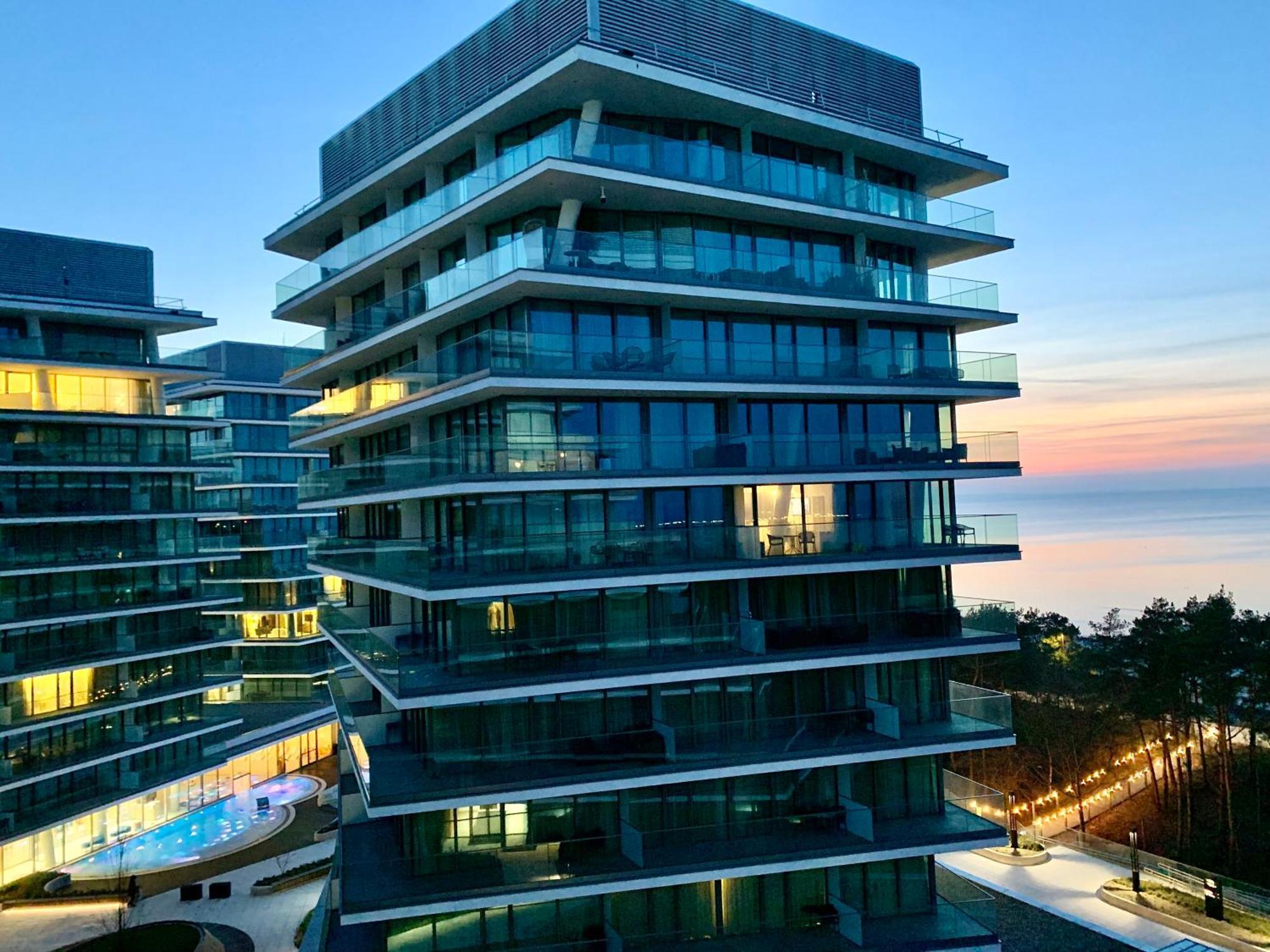 Appartement Blue Reef 6Th Floor Sea View à Miedzyzdroje Extérieur photo